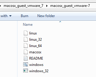 vmware player mac osx guest os