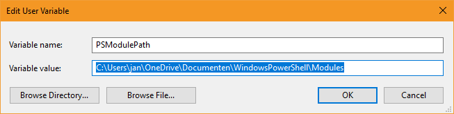 get file path powershell